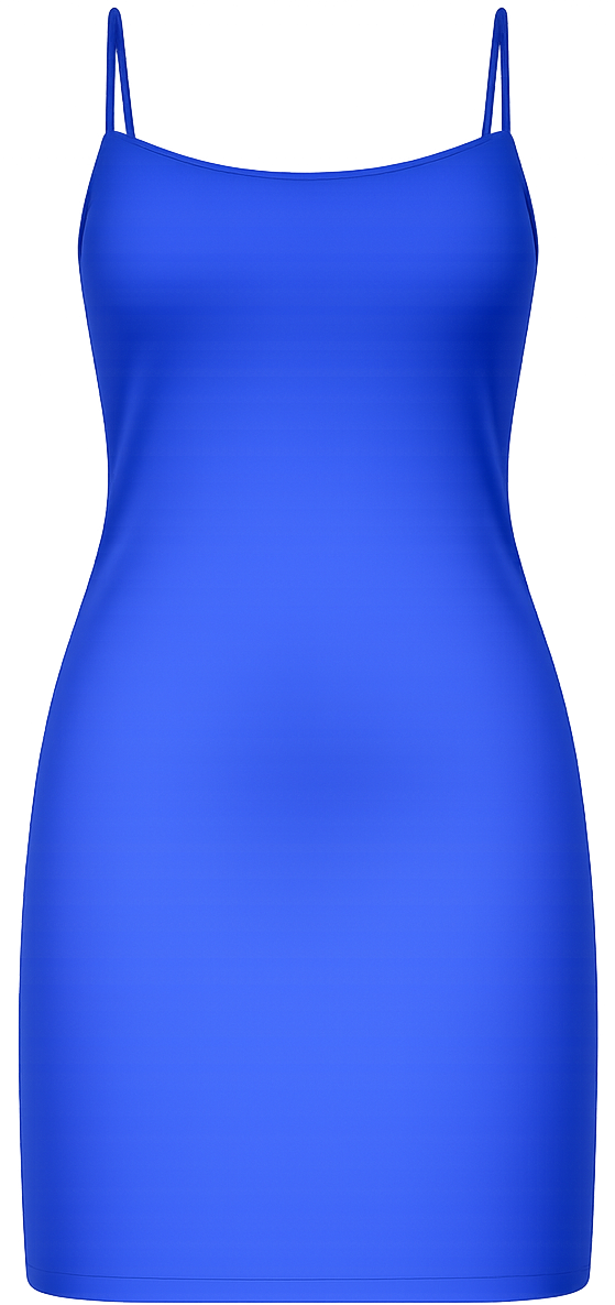 Vestido Azul Floral